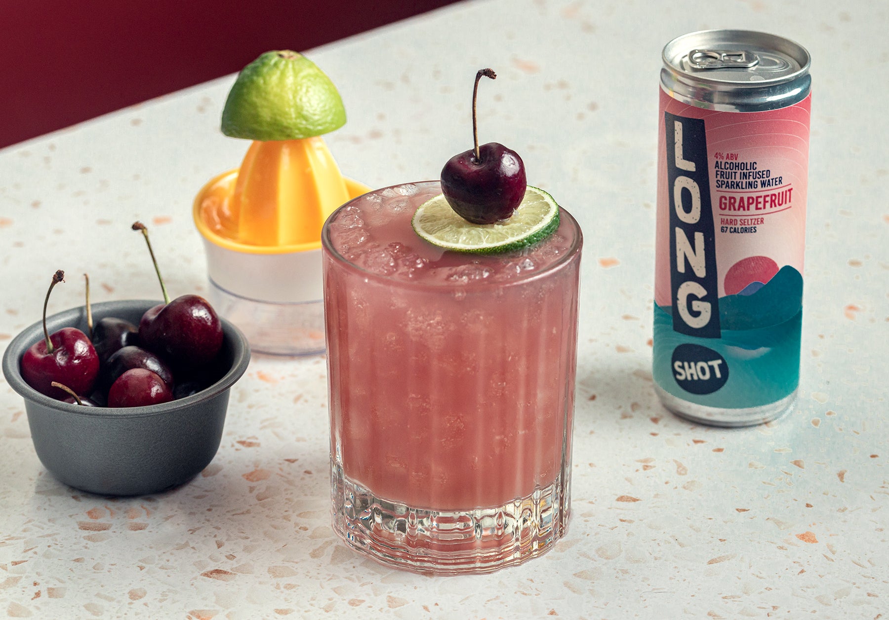 Low Calorie Skinny Cocktails Using Long Shot Hard Seltzer