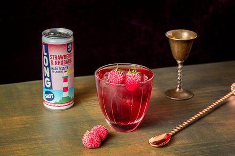 Campari strawberry cocktail