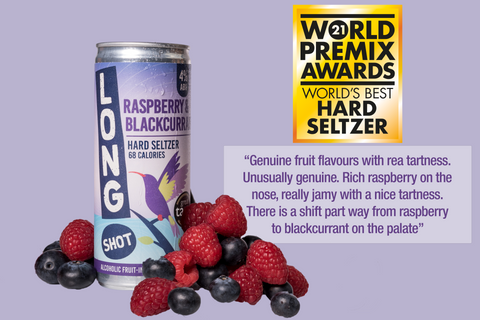 Raspberry Blackcurrant Hard Seltzer