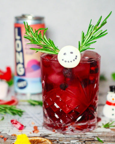 Long Shot Cocktail - Snowman Bramble