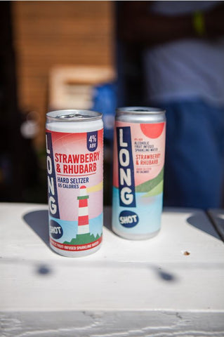 Strawberry Rhubarb Hard Seltzer